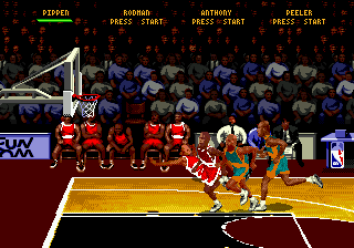 NBA Hang Time (Europe) In game screenshot